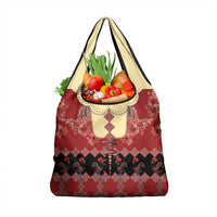 Portugal National Costume Grocery Bag Barcelos Rooster Patterns - Wonder Print Shop