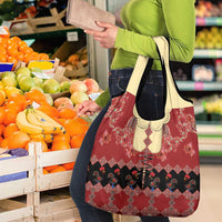 Portugal National Costume Grocery Bag Barcelos Rooster Patterns - Wonder Print Shop