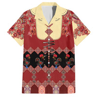Portugal National Costume Hawaiian Shirt Barcelos Rooster Patterns - Wonder Print Shop
