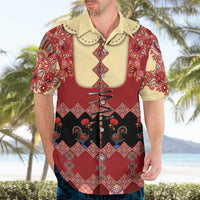 Portugal National Costume Hawaiian Shirt Barcelos Rooster Patterns - Wonder Print Shop