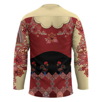 Portugal National Costume Hockey Jersey Barcelos Rooster Patterns - Wonder Print Shop