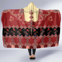 Portugal National Costume Hooded Blanket Barcelos Rooster Patterns - Wonder Print Shop