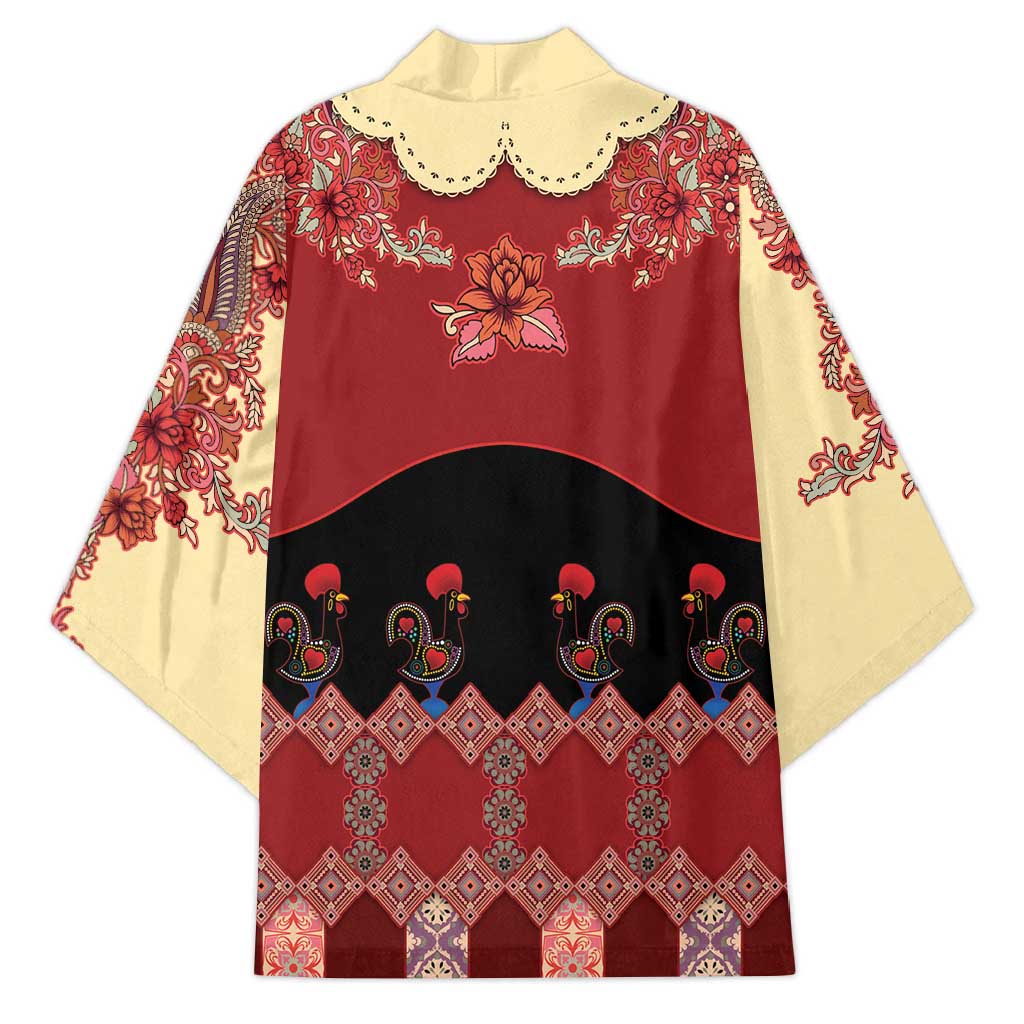 Portugal National Costume Kimono Barcelos Rooster Patterns - Wonder Print Shop