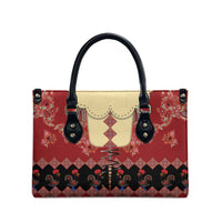 Portugal National Costume Leather Bag Barcelos Rooster Patterns - Wonder Print Shop