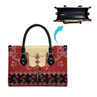 Portugal National Costume Leather Bag Barcelos Rooster Patterns - Wonder Print Shop