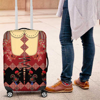 Portugal National Costume Luggage Cover Barcelos Rooster Patterns - Wonder Print Shop