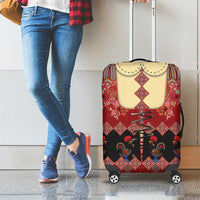 Portugal National Costume Luggage Cover Barcelos Rooster Patterns - Wonder Print Shop