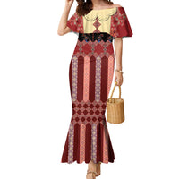 Portugal National Costume Mermaid Dress Barcelos Rooster Patterns - Wonder Print Shop
