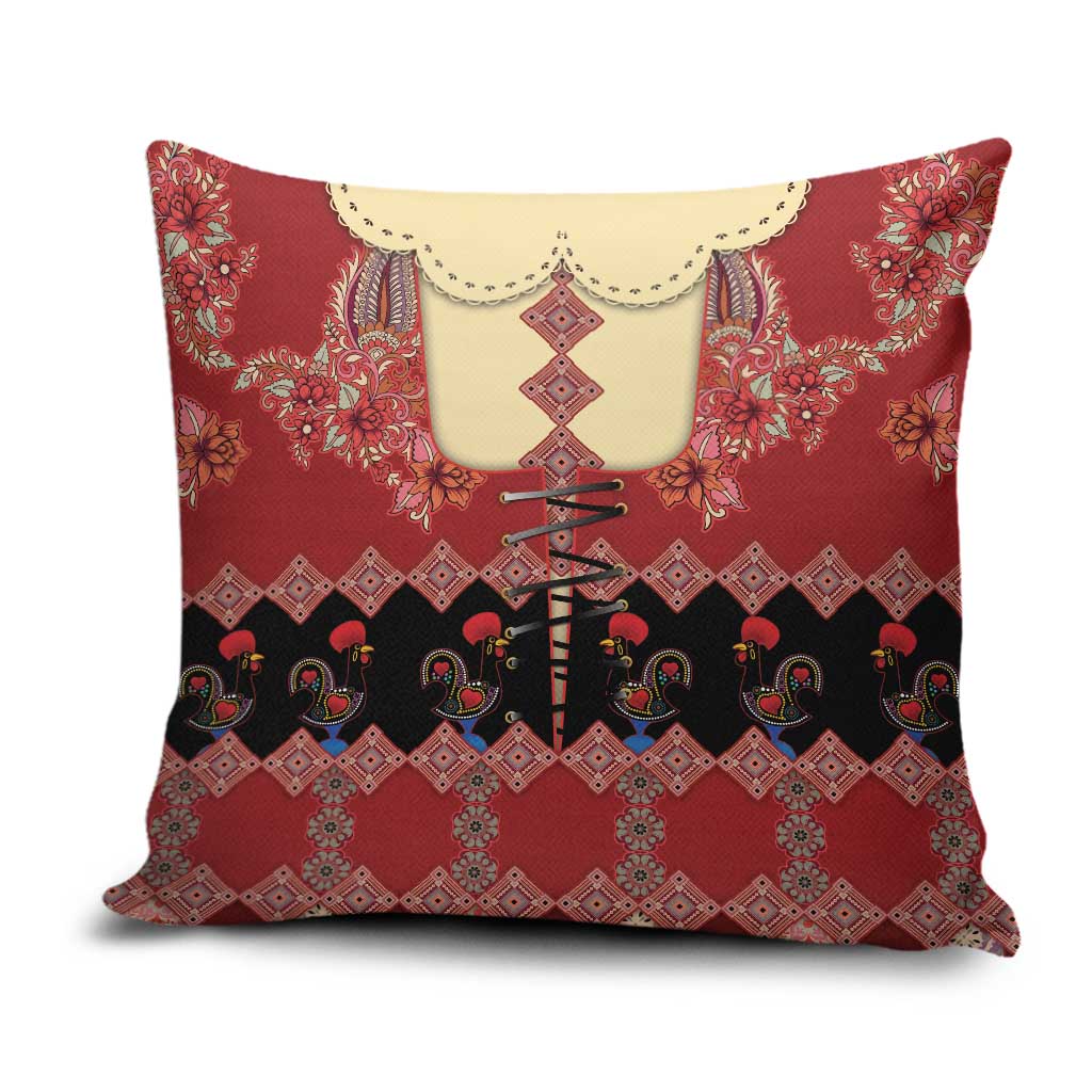 Portugal National Costume Pillow Cover Barcelos Rooster Patterns - Wonder Print Shop