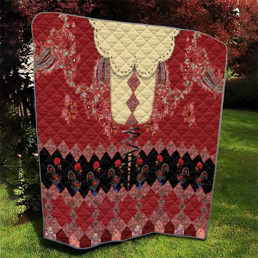 Portugal National Costume Quilt Barcelos Rooster Patterns - Wonder Print Shop