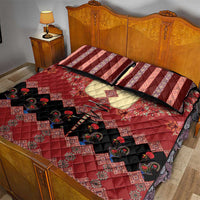 Portugal National Costume Quilt Bed Set Barcelos Rooster Patterns - Wonder Print Shop