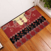 Portugal National Costume Rubber Doormat Barcelos Rooster Patterns - Wonder Print Shop