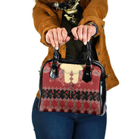 Portugal National Costume Shoulder Handbag Barcelos Rooster Patterns - Wonder Print Shop