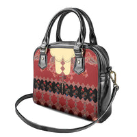 Portugal National Costume Shoulder Handbag Barcelos Rooster Patterns - Wonder Print Shop
