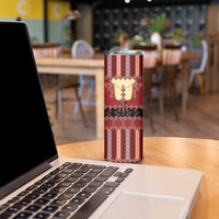 Portugal National Costume Skinny Tumbler Barcelos Rooster Patterns - Wonder Print Shop