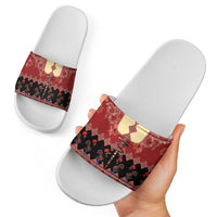 Portugal National Costume Slide Sandals Barcelos Rooster Patterns - Wonder Print Shop