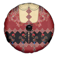 Portugal National Costume Spare Tire Cover Barcelos Rooster Patterns - Wonder Print Shop