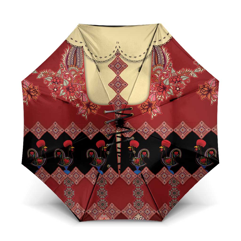 Portugal National Costume Umbrella Barcelos Rooster Patterns - Wonder Print Shop