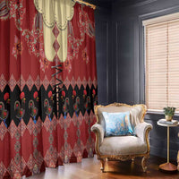 Portugal National Costume Window Curtain Barcelos Rooster Patterns - Wonder Print Shop