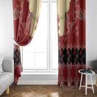Portugal National Costume Window Curtain Barcelos Rooster Patterns - Wonder Print Shop