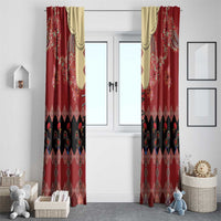 Portugal National Costume Window Curtain Barcelos Rooster Patterns - Wonder Print Shop