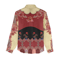 Portugal National Costume Women Casual Shirt Barcelos Rooster Patterns - Wonder Print Shop