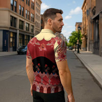 Portugal National Costume Zipper Polo Shirt Barcelos Rooster Patterns - Wonder Print Shop