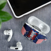United States Soccer AirPods Case American Flag Stars Trophy