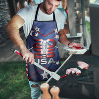 United States Soccer Apron American Flag Stars Trophy