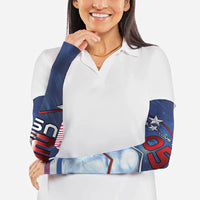 Custom United States Soccer Arm Sleeves American Flag Stars Trophy