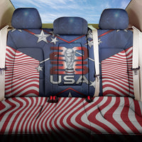 United States Soccer Back Car Seat Cover American Flag Stars Trophy