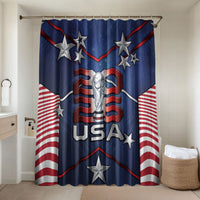 United States Soccer Bathroom Set American Flag Stars Trophy