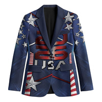 Custom United States Soccer Blazer American Flag Stars Trophy