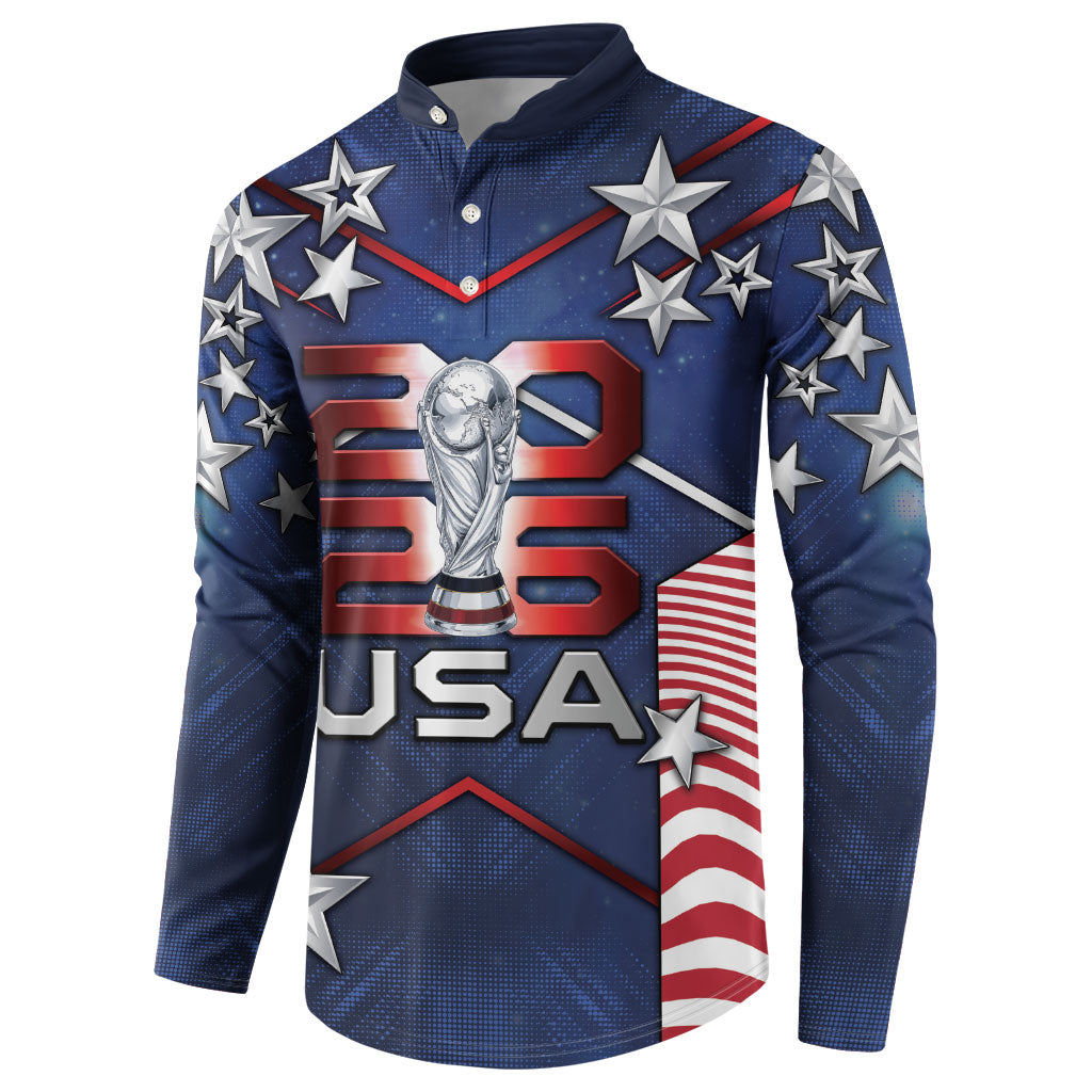 Custom United States Soccer Button Sweatshirt American Flag Stars Trophy