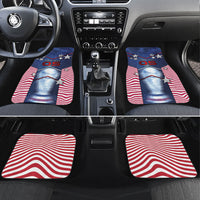 Custom United States Soccer Car Mats American Flag Stars Trophy