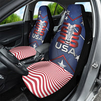 United States Soccer Car Seat Cover American Flag Stars Trophy