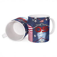 Custom United States Soccer Ceramic Mug American Flag Stars Trophy
