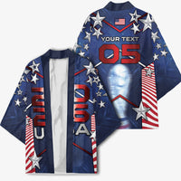 Custom United States Soccer Kimono American Flag Stars Trophy