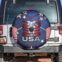 United States Soccer Spare Tire Cover American Flag Stars Trophy