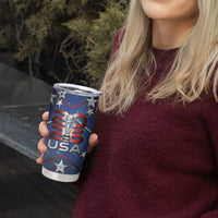 Custom United States Soccer Tumbler Cup American Flag Stars Trophy