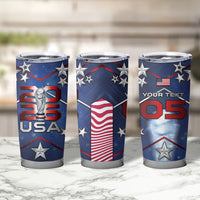 Custom United States Soccer Tumbler Cup American Flag Stars Trophy