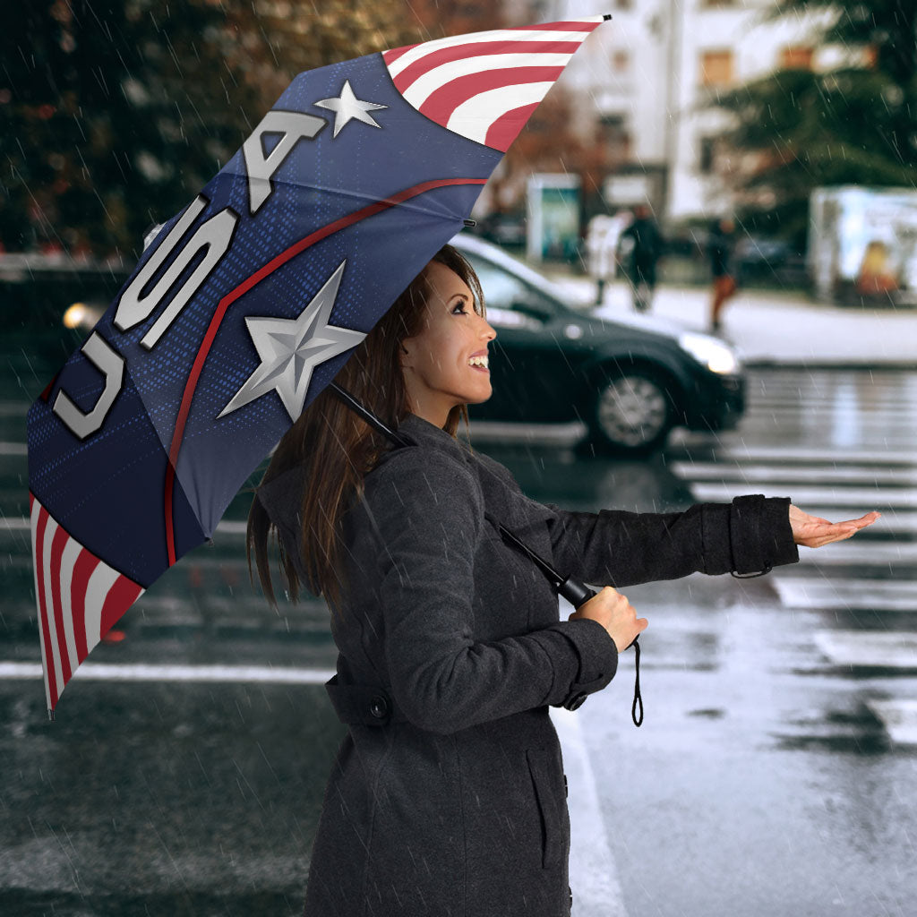 United States Soccer Umbrella American Flag Stars Trophy