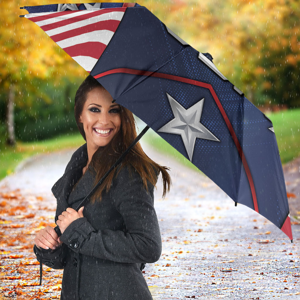 United States Soccer Umbrella American Flag Stars Trophy