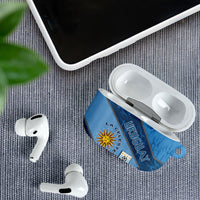Uruguay Football AirPods Case Sun Of May Symbol Unique Style