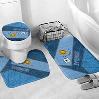 Uruguay Football Bathroom Set Sun Of May Symbol Unique Style