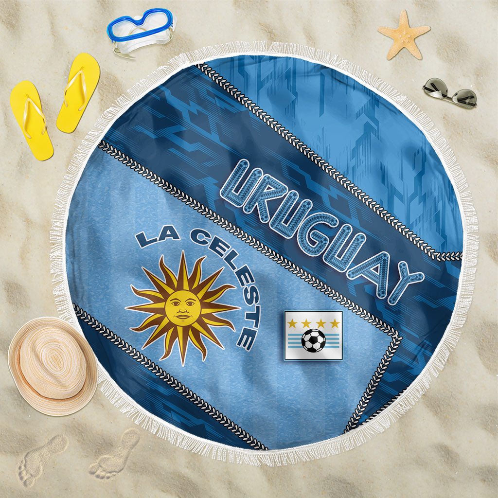 Uruguay Football Beach Blanket Sun Of May Symbol Unique Style