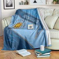 Uruguay Football Blanket Sun Of May Symbol Unique Style