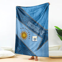 Uruguay Football Blanket Sun Of May Symbol Unique Style