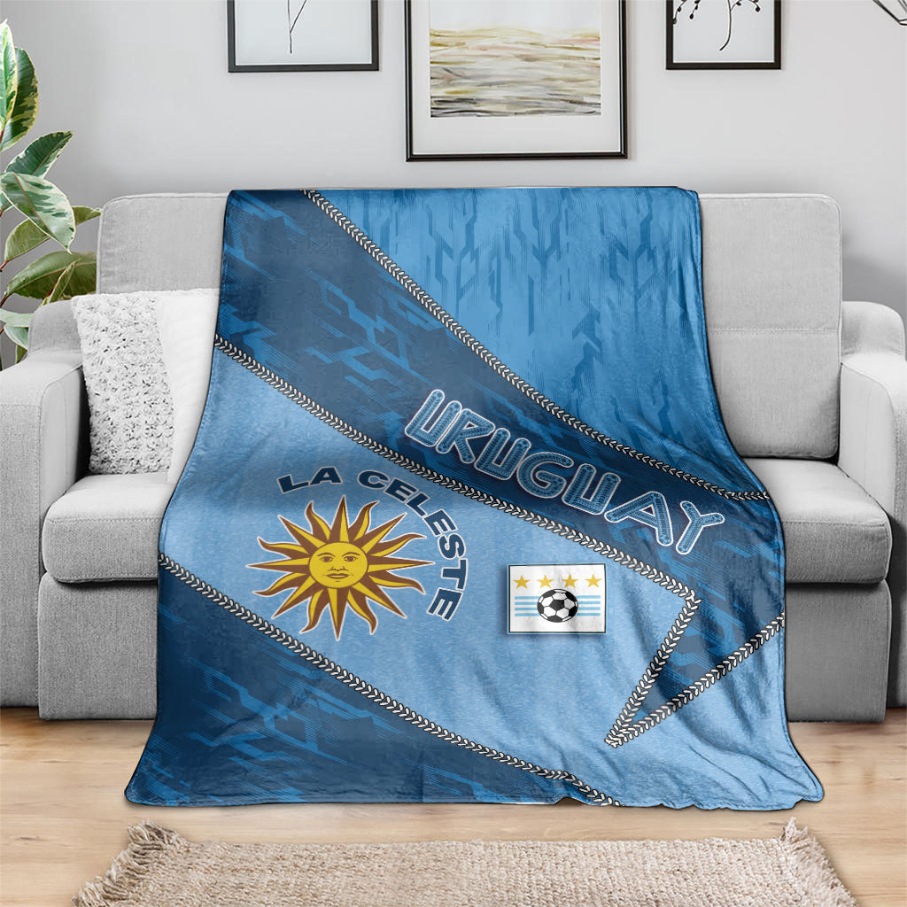 Uruguay Football Blanket Sun Of May Symbol Unique Style