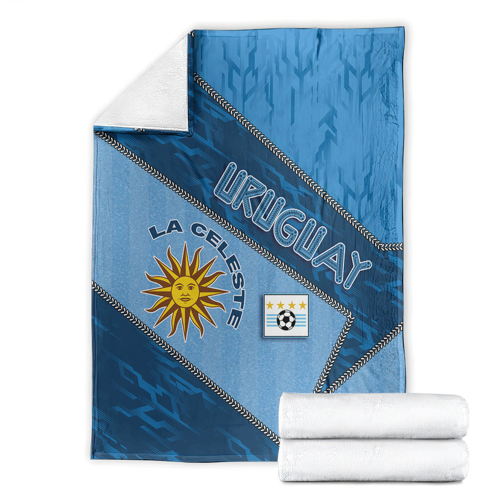 Uruguay Football Blanket Sun Of May Symbol Unique Style